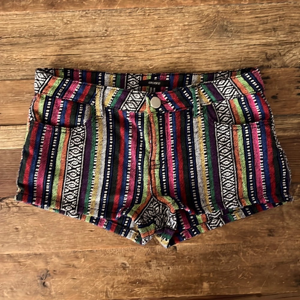 Forever 21 Striped Shorts
